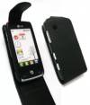 LG GS290 Cookie Fresh Leather Flip Case Black OEM